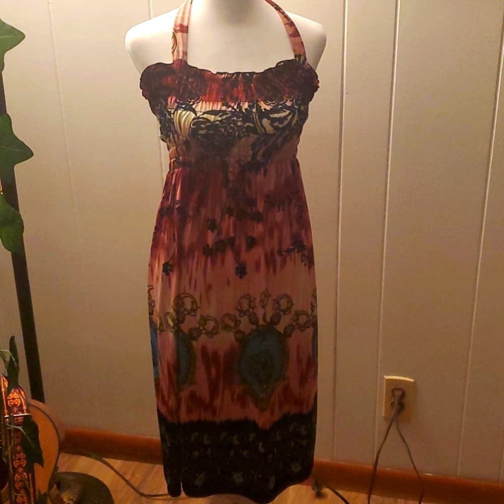 Summer dress women's Midi